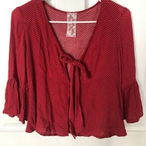 French Girl Polka Dot Top